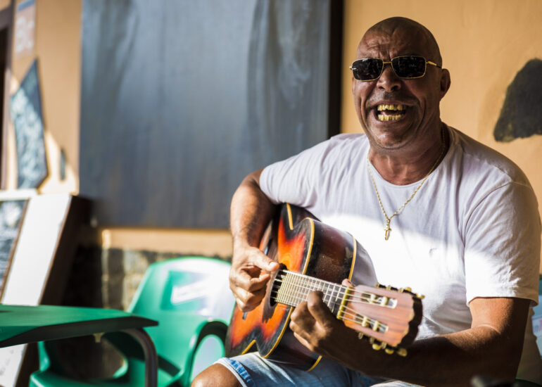 Músico en Fuerteventura