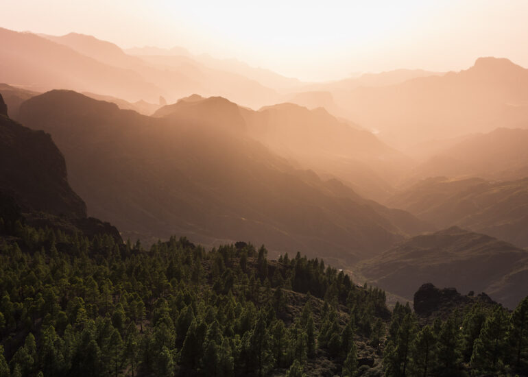 Vista desde el Roque Nublo de Gran Canaria