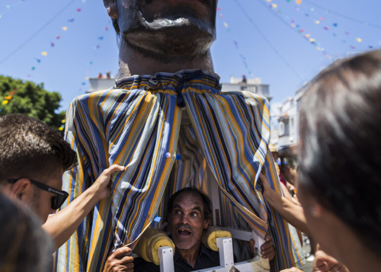 Gigantes y cabezudos en La Rama de Agaete